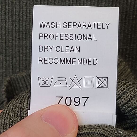 NWT Fashion Women's Quarter Zip Pullover Turtleneck Dark Green Sweater S - Picture 13 of 13